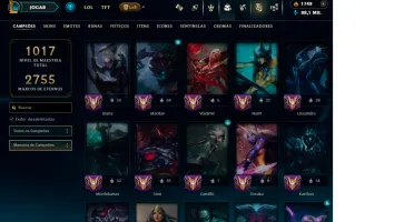 Conta Lol Br — 232 Skins | Lvl 849 | Todos Os Campeões 2017