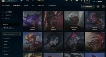 Conta LOL e Valorant
