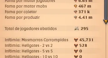 Conta Albion Online (Full Spec Arco) -15m PRATA