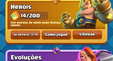 Conta de Clash Royale 12 de trofeus