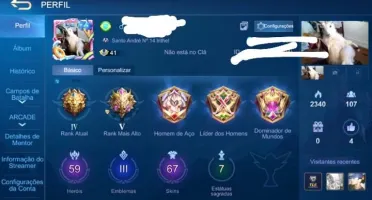 Conta Mobile Legends
