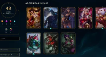 CONTA DE LOL D4 COM SKINS