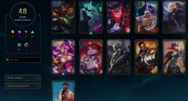 CONTA DE LOL D4 COM SKINS