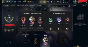 Conta League of Legends Full Acesso - 162 Champs e 247 Skins
