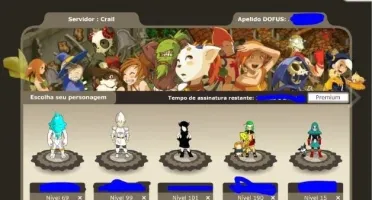 Conta dofus retro e dofus touch