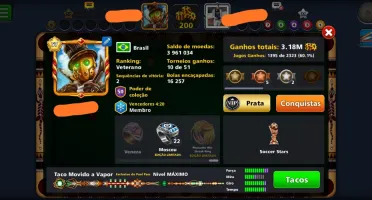 CONTA TOP 8 BALL POOL