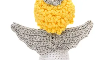 Anjinho em amigurumi
