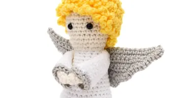 Anjinho em amigurumi