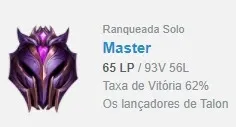 Conta Mestre 62%WR