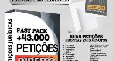 Pack 43 Mil Petições Jurídicas Editáveis | Advogados