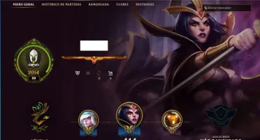 conta league of legends