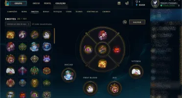 Conta TOP LoL BR, 64 Skins, 45K EA, + Espólios, Promoção