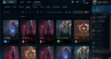 Conta TOP LoL BR, 64 Skins, 45K EA, + Espólios, Promoção