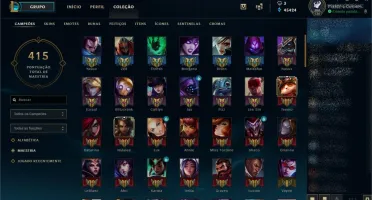 Conta TOP LoL BR, 64 Skins, 45K EA, + Espólios, Promoção