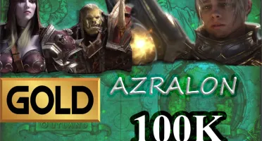 GOLD WOW  100K AZRALON/NEMESIS/GALLYWIX/GOLDRIN/STORMRAGE