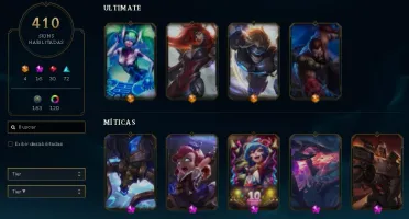 Conta Lol Platina IV 410skins /Urfwarwick/ 86k EA/ All Champ