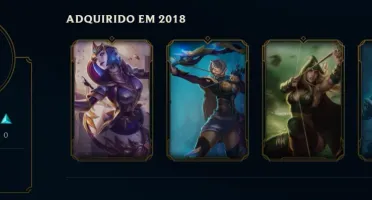 Conta no LOL Prata, ou gold.