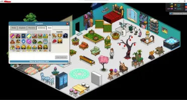 Conta Habbo 2012, muitos Mobs e conquistas e um ótimo nick