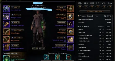 CONTA NEVERWINTER 50K ITEM LVL