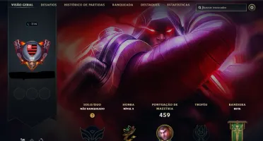 CONTA LOL LV 316 COM 110 SKINS