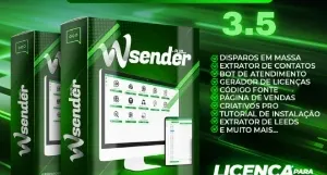 chat bot wasender 3.5.0 melhor do mercado ate 50 mil desparo