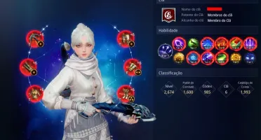 Mir4 Arqueira Lvl 100, 172K Poder, 1 Pet Lendas S042