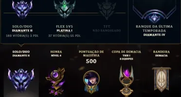 Conta de League of Legends