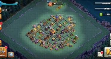 Clash of clans cv10 + 1k de gemas