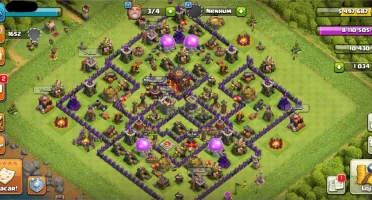 Clash of clans cv10 + 1k de gemas