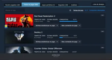 Conta Steam com Red Dead Redemption 2 +61 jogos