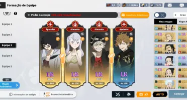 Conta Black Clover Mobile