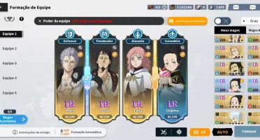 Conta Black Clover Mobile