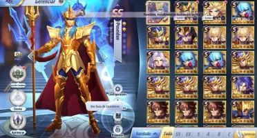 SAINT SEIYA AWAKENING - COM GEMAS AVANÇADAS E LIVROS