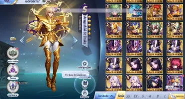 SAINT SEIYA AWAKENING - COM GEMAS AVANÇADAS E LIVROS