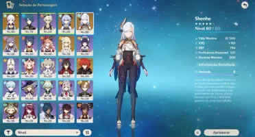 🔴AR 49 ⭐ Ayaka, Ganyu, Shenhe, Diluc, Keqing 5 + Arma 5 ⭐🔴