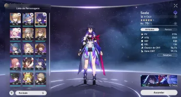 Honkai Star Rail - Seele + Cone Assinatura + Silver Wolf