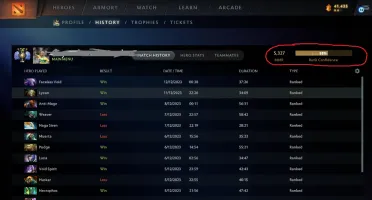 Conta Dota 2 Divine 4, 5300 Mmr, 10.000 Conduta Top