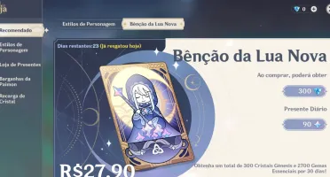AR 33 Ayaka+ Diluc+ Benção da Lua