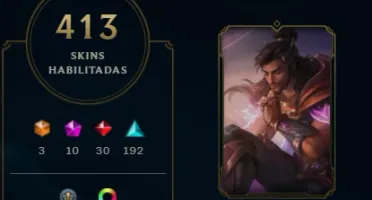 Conta Lol 413 Skins - Lv 818 - Varias Prestígios + 1600 Rp