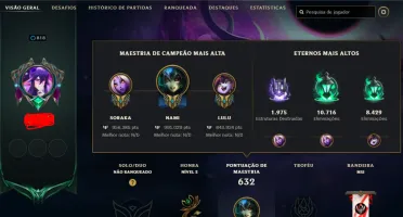 Conta Lol 413 Skins - Lv 818 - Varias Prestígios + 1600 Rp