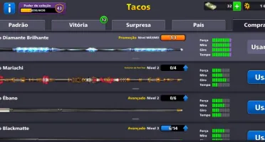 CONTA 8 BALL POOL 1 TACO FULL