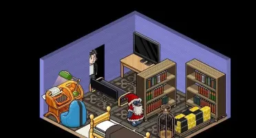Conta habbo 2008 com varios emblemas e mobis + Guardiã