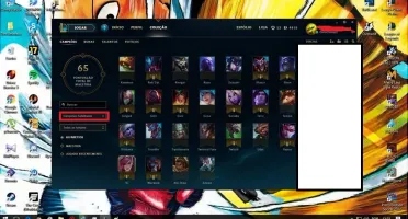 Conta de Lol - Unranked - [60 champs] e [11 skins]