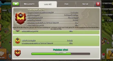 CLÃ NÍVEL 16 CLAN ÓTIMO HISTÓRICO GUERRAS LIGA CRISTAL 1