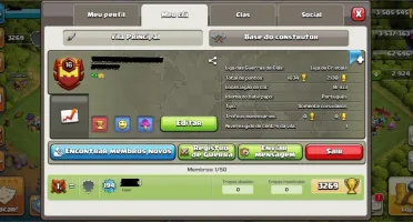 CLÃ NÍVEL 16 CLAN ÓTIMO HISTÓRICO GUERRAS LIGA CRISTAL 1