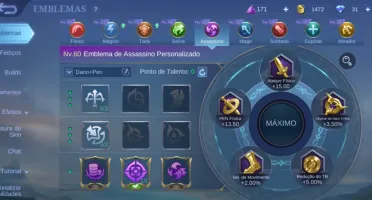 Conta MBL avalida +30k dima 205skin