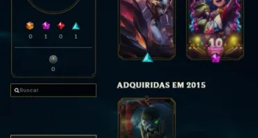CONTA LOL LVL 15 - SKIN MITICAS/ÉPICAS - 2900 ESS. LARANJA