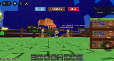Conta roblox grow a garden e blox fruit