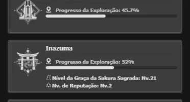 Conta Genshi Impact Varios personagens e sua arma assinatura