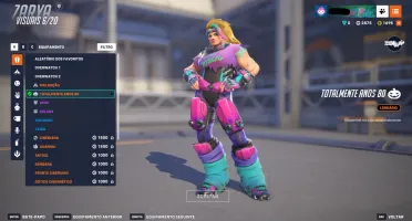 Conta Overwatch 2 - 1 skin mítica + 1695 Moedas